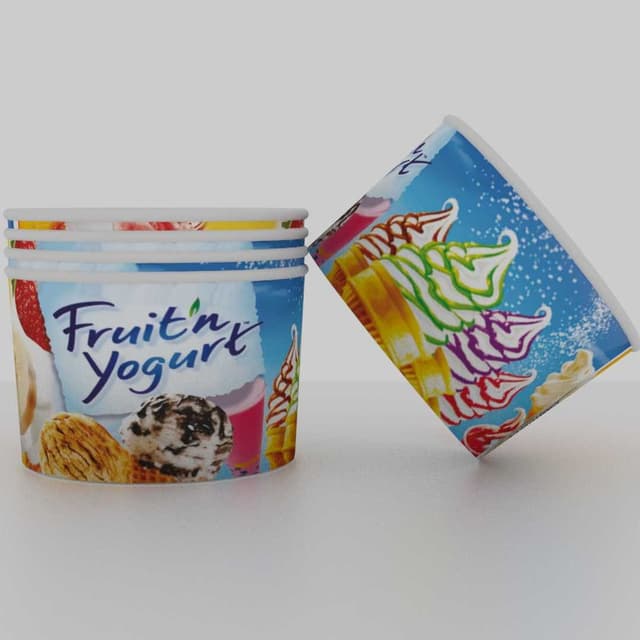 Paper Ice Cream Cups — 50ml Icecream Papercup