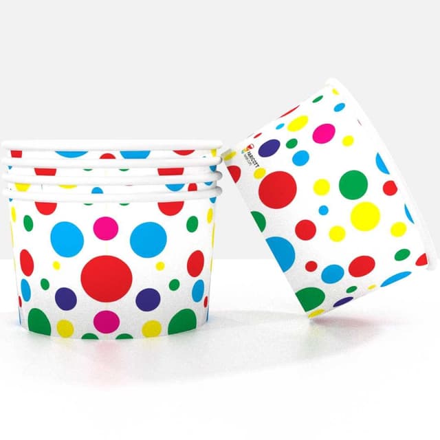 Paper Ice Cream Cups — 100ml Icecream Papercup