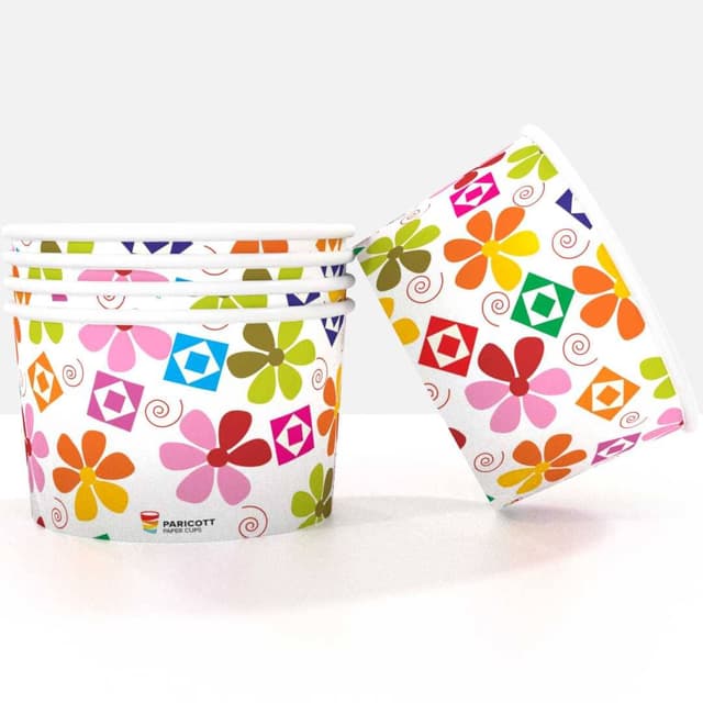 Paper Ice Cream Cups — 100ml Icecream Papercup