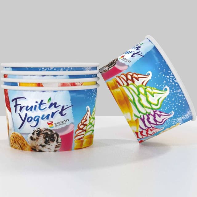 Paper Ice Cream Cups — 100ml Icecream Papercup