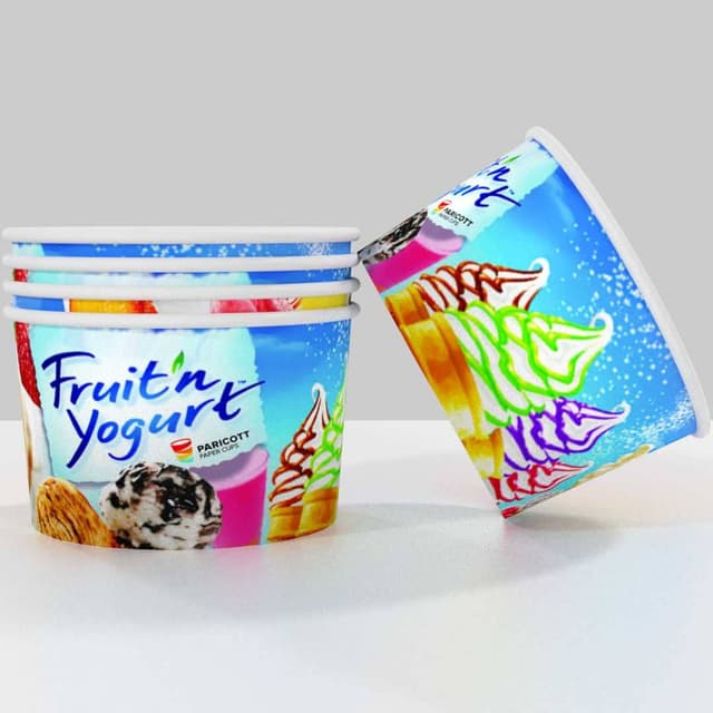 Paper Ice Cream Cups — 100ml Icecream Papercup