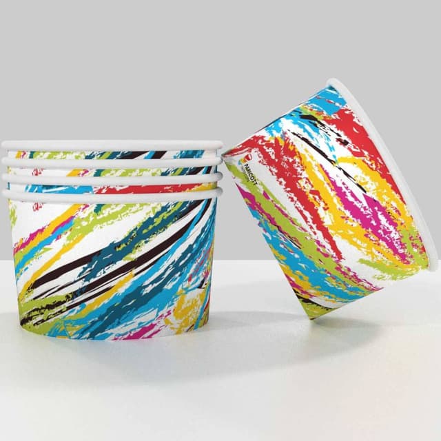 Paper Ice Cream Cups — 100ml Icecream Papercup